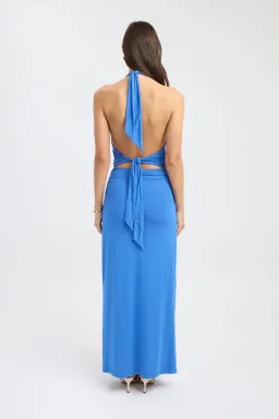 KOOKAI | LENI MAXI DRESS| SAPPHIRE BLUE | SIZE AU 6 for rent on The Volte - image 2