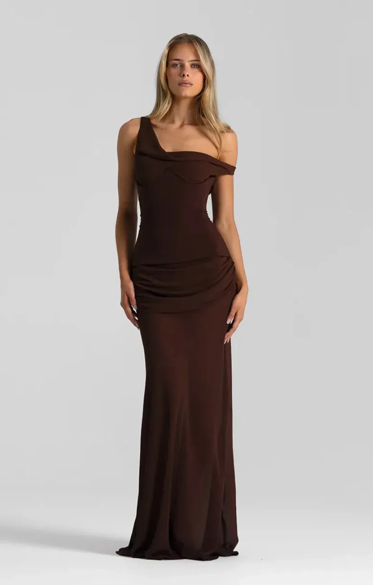 Natalie Rolt Cadence Gown Espresso size 1 - Image 1