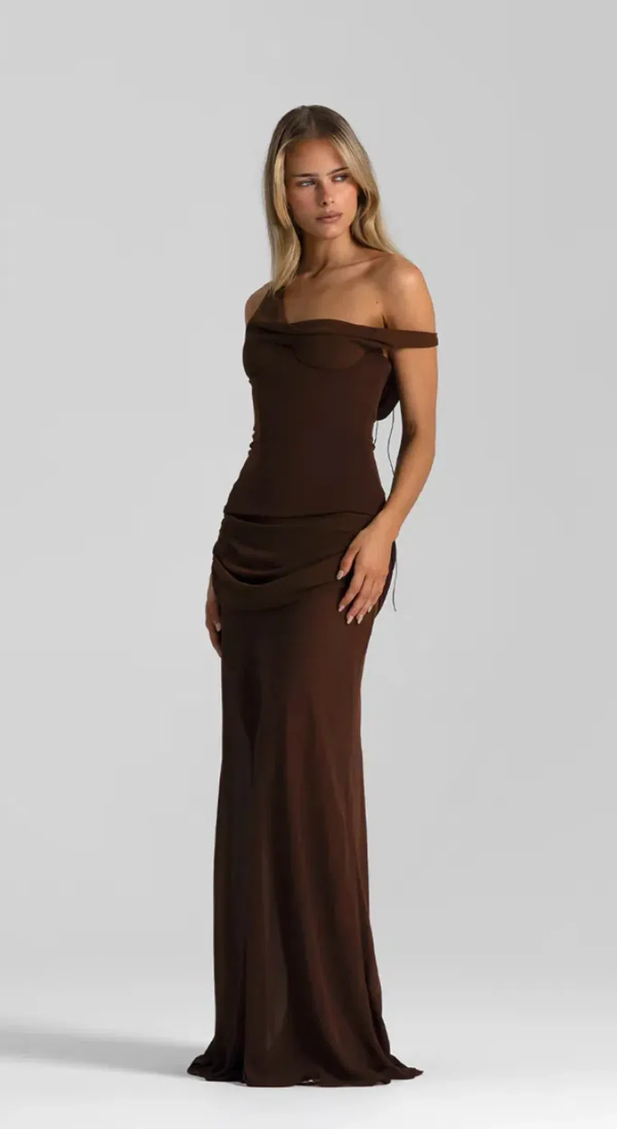 Natalie Rolt Cadence Gown Espresso size 1 - Image 2