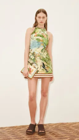 Alemais Toucan Tango Halter Mini Dress Size 8 for rent on The Volte - image 1