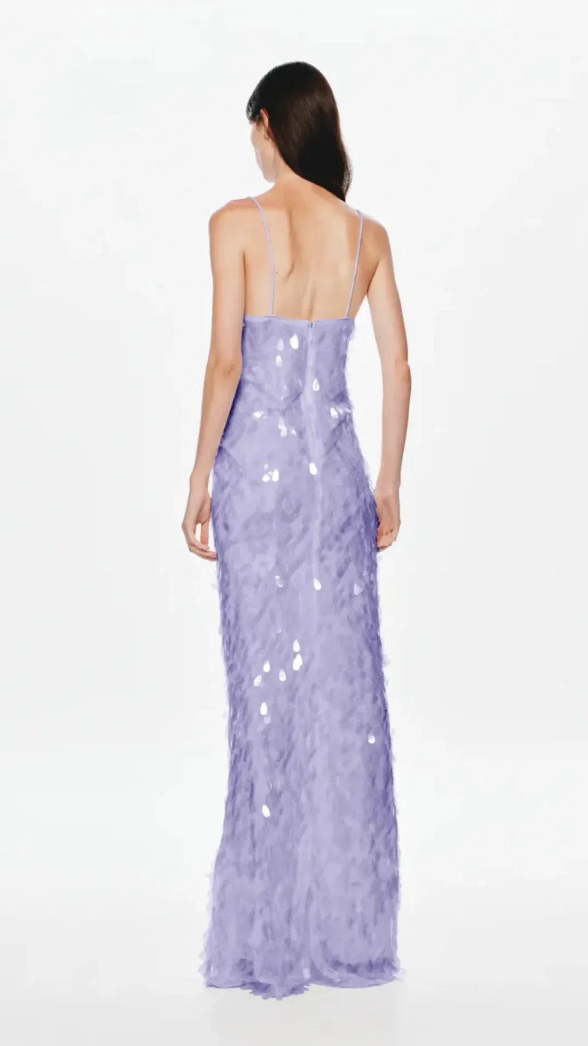 MISHA Sapphire Sequin Maxi Dress in Lilac Size XS (6) - Image 2