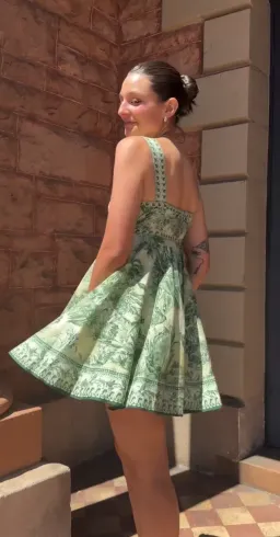 ALEMAIS SARA MINI TWIST SUNDRESS SIZE 8 for rent on The Volte - image 3