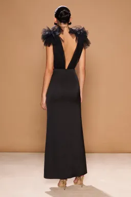 Sonya Moda Como Maxi Gown Black Size AU 10 for rent on The Volte - image 2