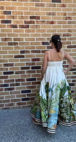 ALEMAIS TOUCAN TANGO MIDI DRESS SIZE 10 for rent on The Volte - image 2