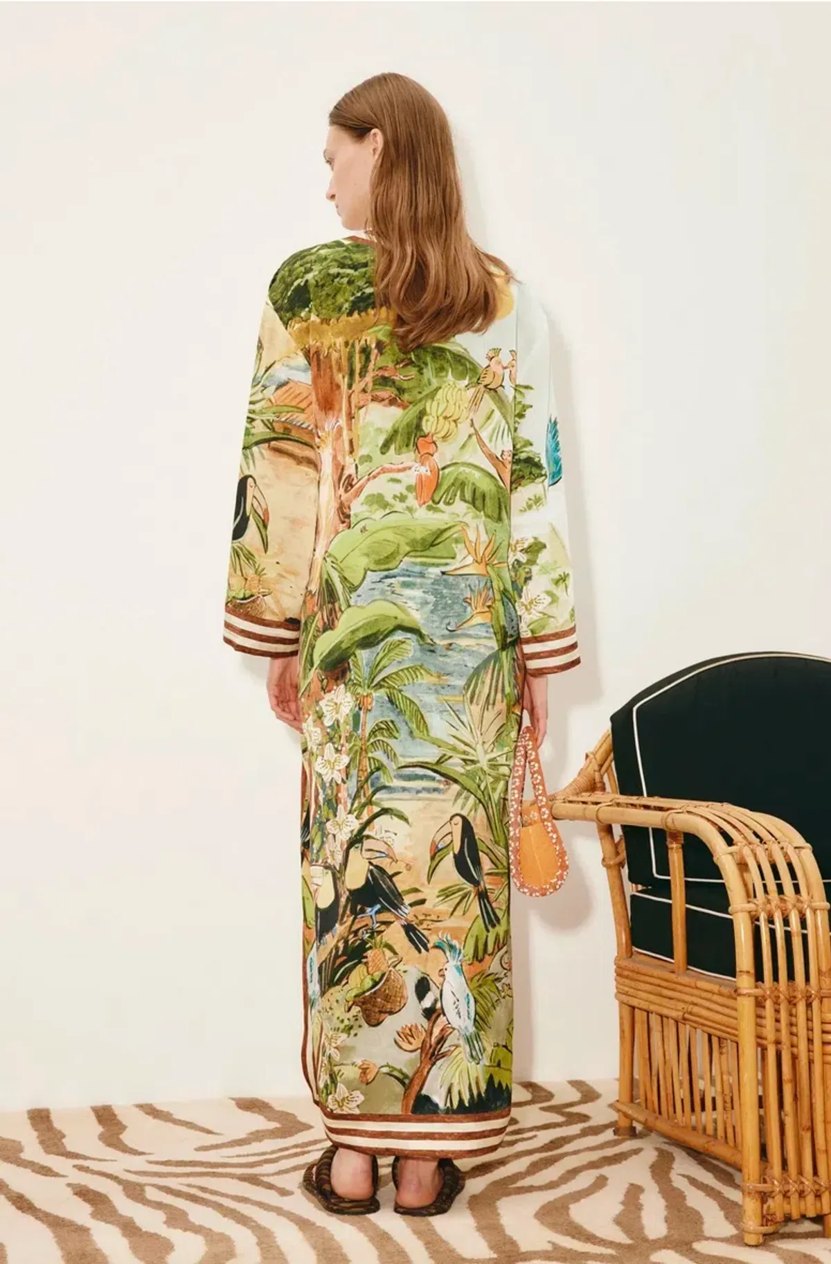 Alemais Toucan Tango Silk Midi Size 14 - Image 3