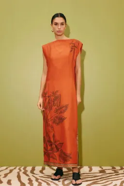 Alémais Monkey Dance Silk Midi Size 12AU for rent on The Volte - image 1