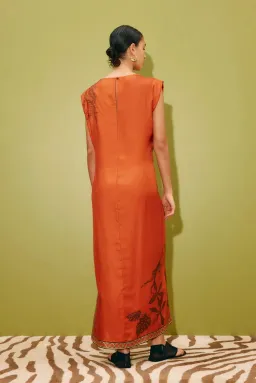 Alémais Monkey Dance Silk Midi Size 12AU for rent on The Volte - image 3