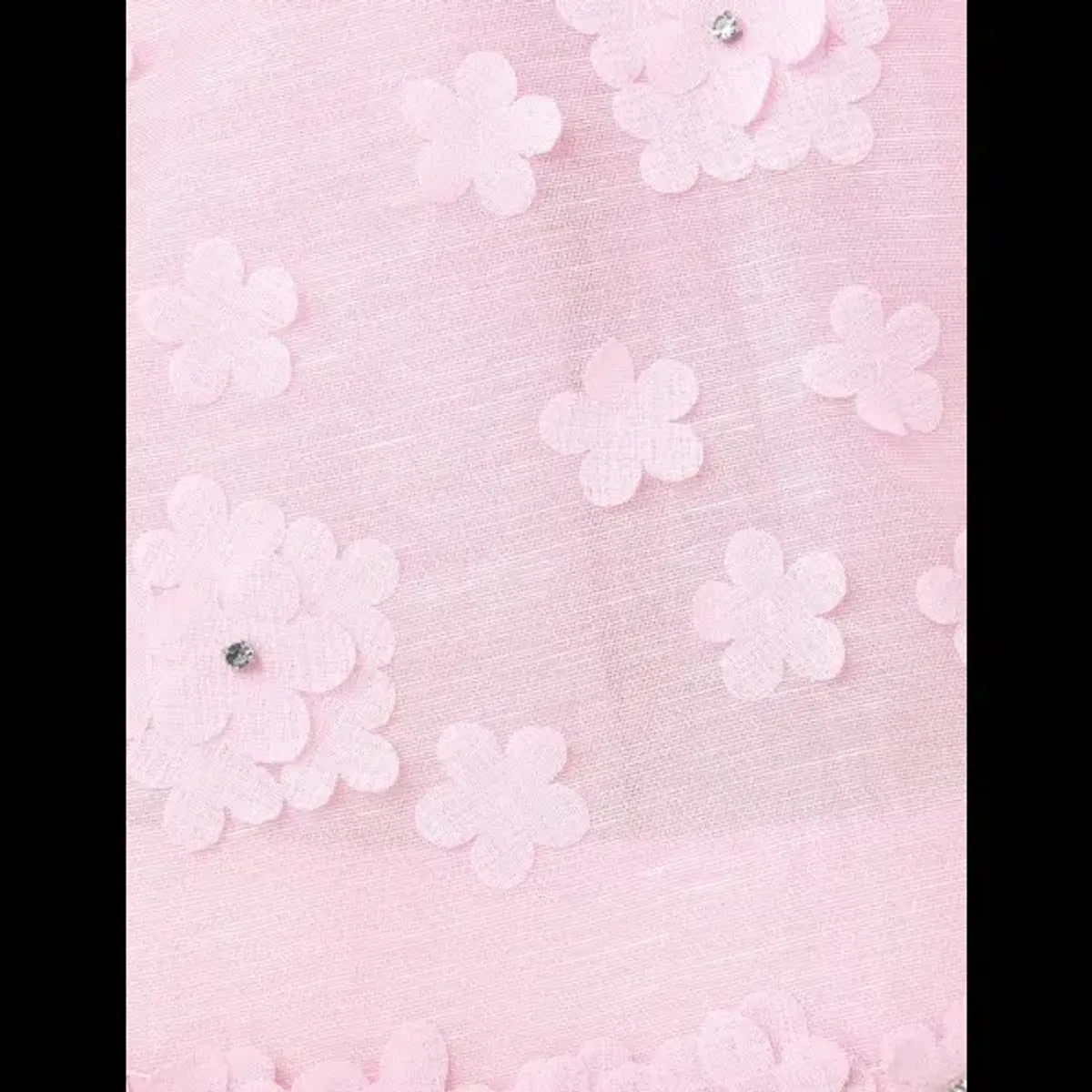 Zimmerman - Lift Off Floral Applique Mini Dress in Pink - Image 4