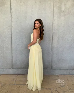 Hansen and Gretel Stephanie Gown Butter size 6 for rent on The Volte - image 2