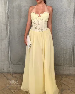 Hansen and Gretel Stephanie Gown Butter size 6 for rent on The Volte - image 4