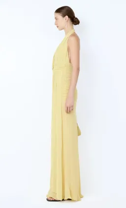 Bec and Bridge Cassis Drape Maxi Dress in Citron Yellow Size 6 for rent on The Volte - image 6