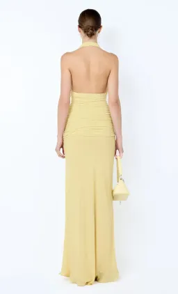 Bec and Bridge Cassis Drape Maxi Dress in Citron Yellow Size 10 for rent on The Volte - image 7