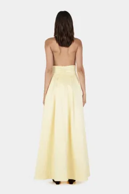 Hansen and Gretel EVALINA TAFFETA GOWN BUTTER for rent on The Volte - image 2