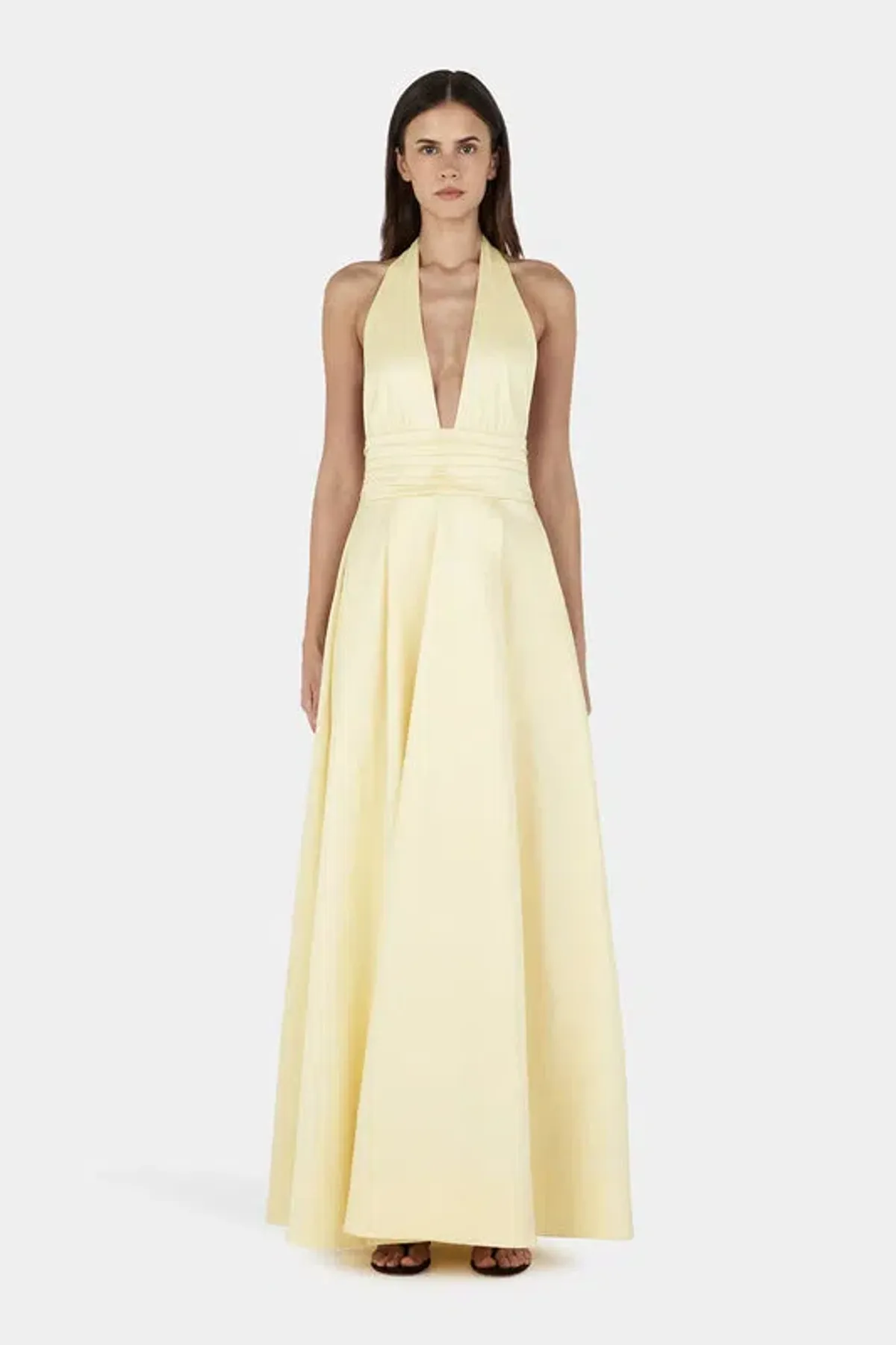 Hansen and Gretel EVALINA TAFFETA GOWN BUTTER - Image 1