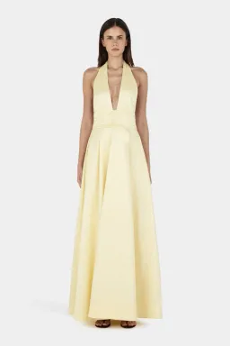 Hansen and Gretel EVALINA TAFFETA GOWN BUTTER for rent on The Volte - image 1