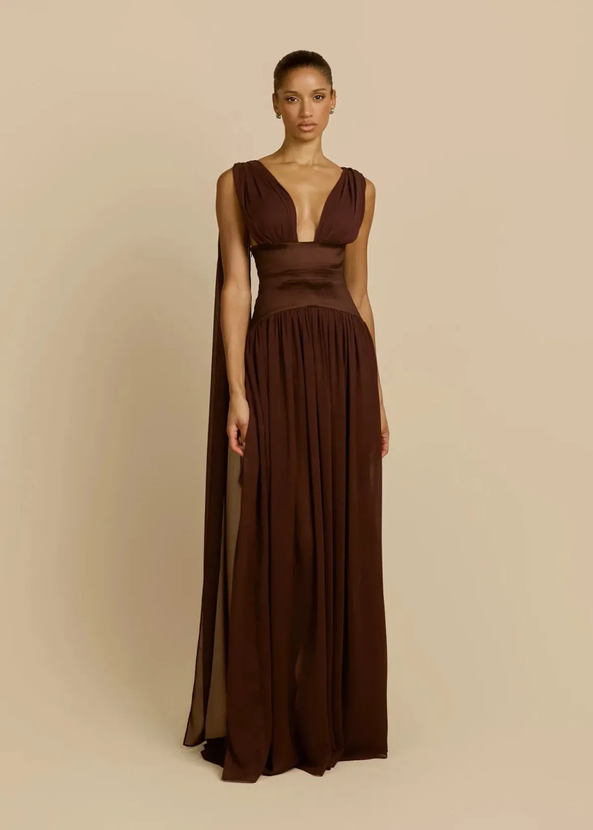 Arcina Ori Ramona Dress in Cacao Size M / AU 10 - Image 2