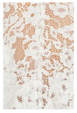 Helsa The Mademoiselle Mini dress white size 6 for rent on The Volte - image 4