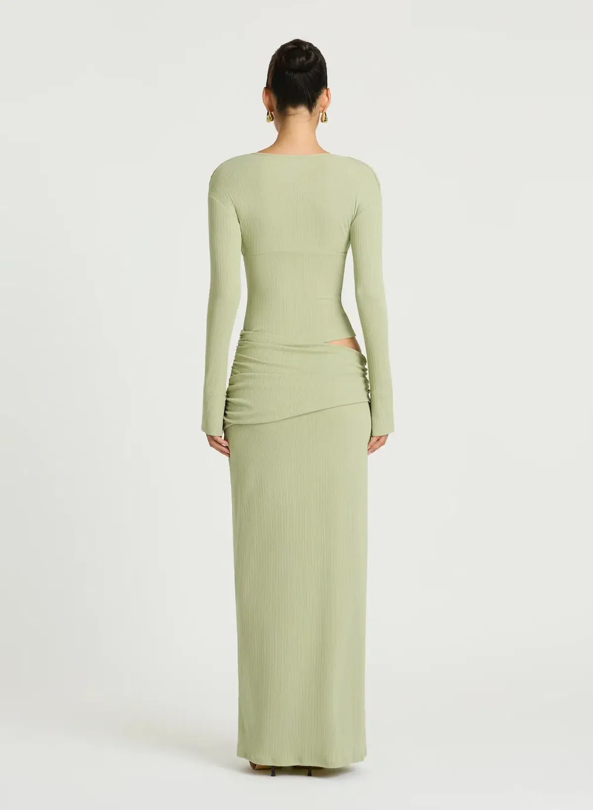 AGNES MAXI DRESS | PISTACHIO - SIZE 8 - Image 3