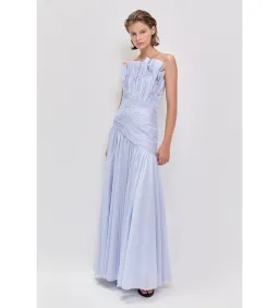 Aje Aquiline Gown French Blue Size 8 for rent on The Volte - image 2
