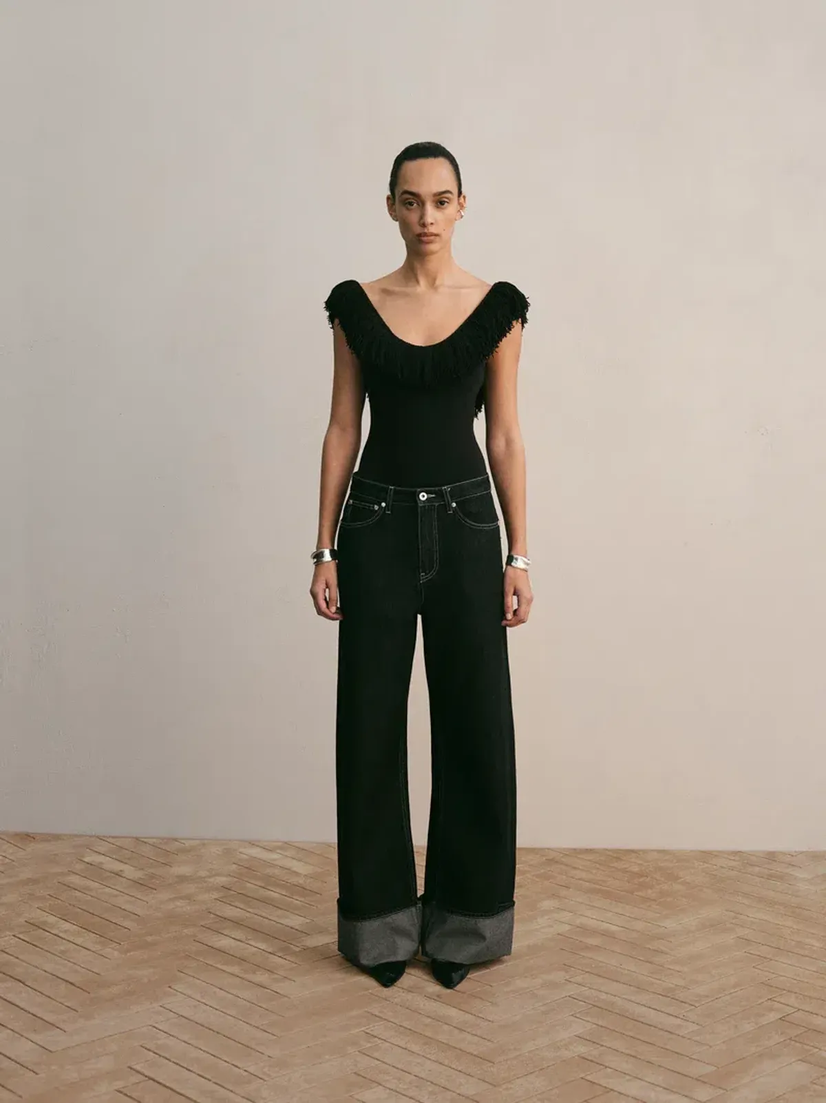 Sir the label - MARCELLINE FRINGE BODYSUIT - Image 3