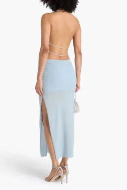 Bec & Bridge Lexie Crystal Strap Maxi Dress Blue AU 10 / M for rent on The Volte - image 2
