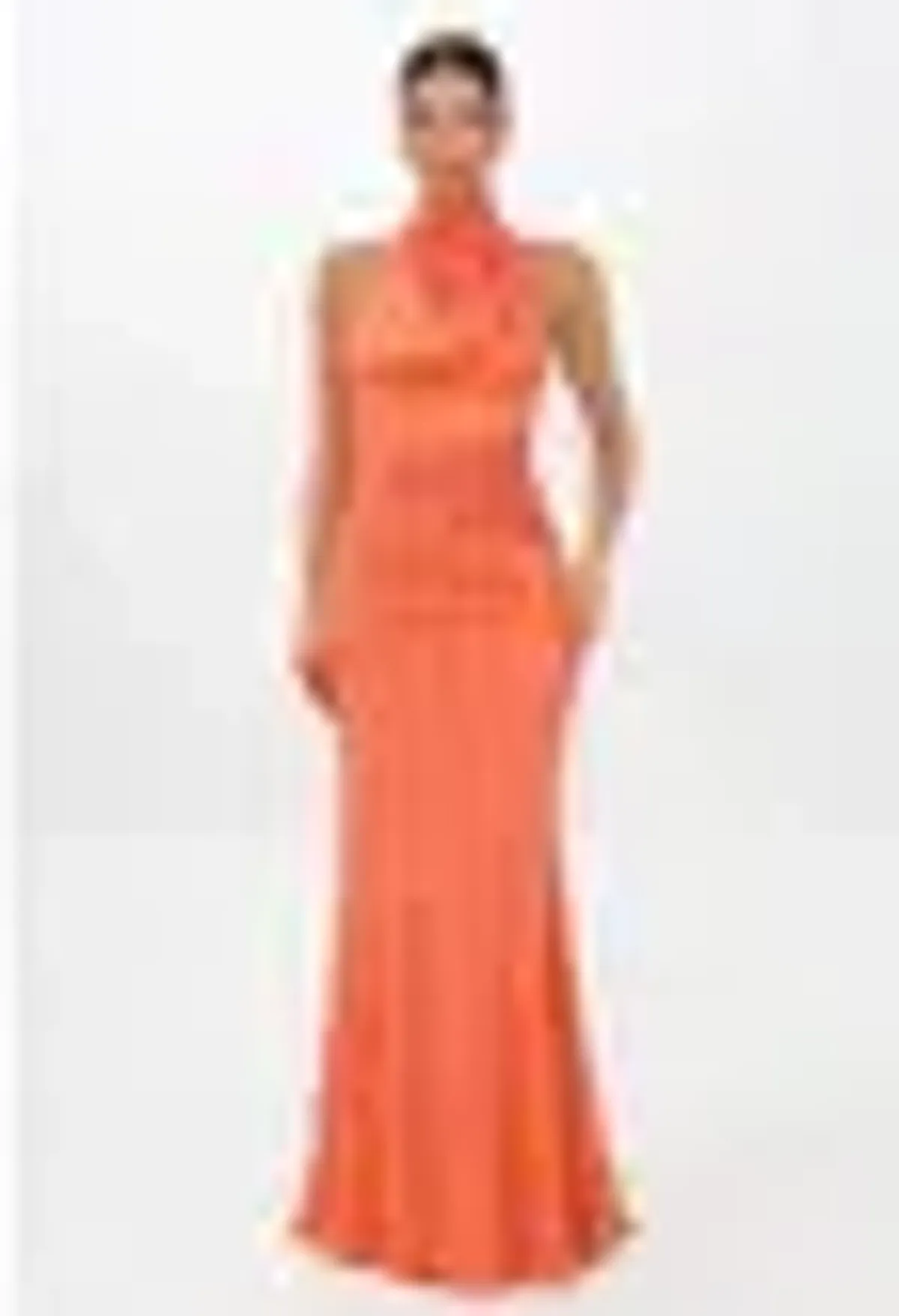 Jefre Sèi Angelica Maxi Dress Orange Peach Size M - Image 1