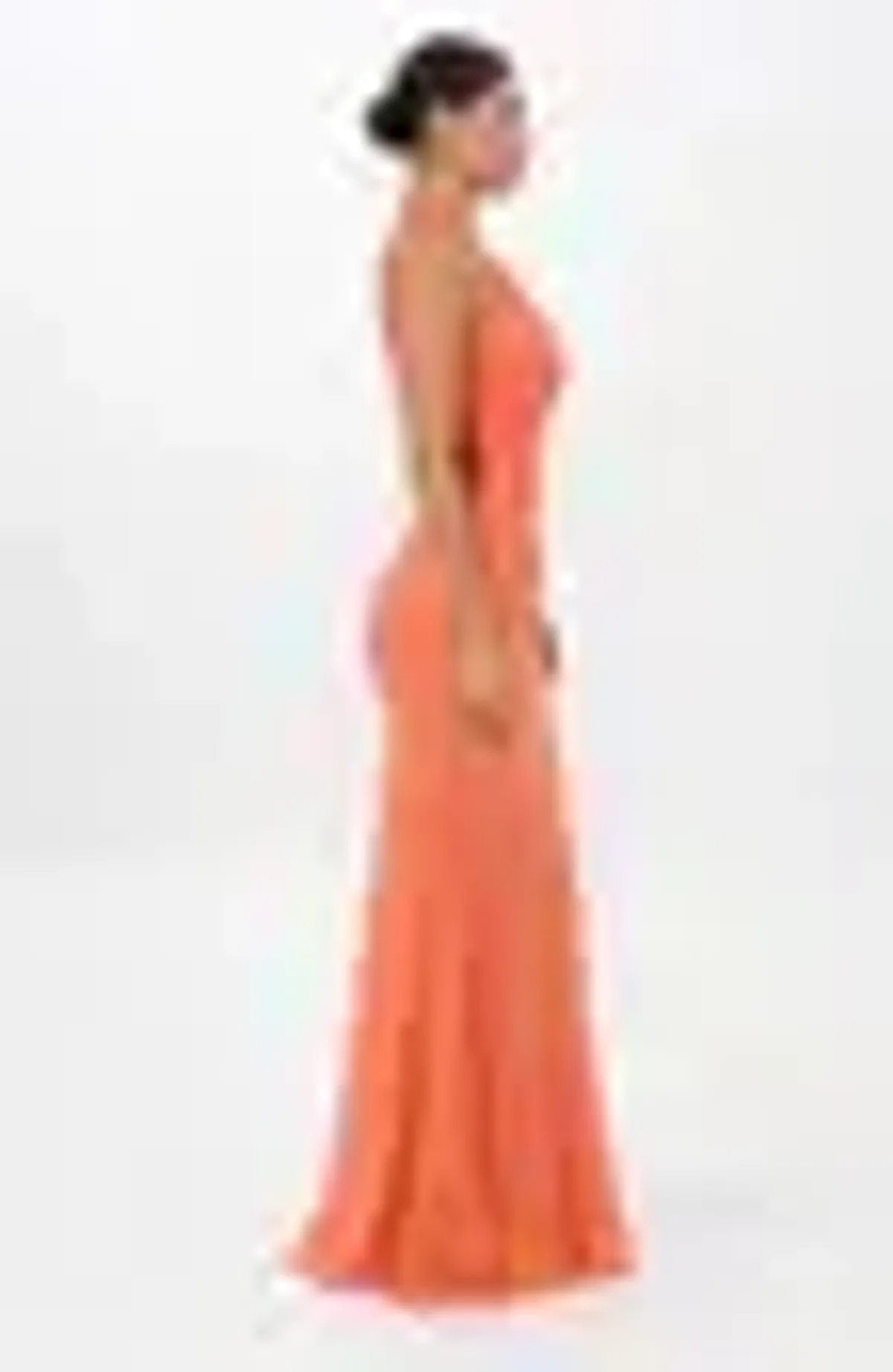 Jefre Sèi Angelica Maxi Dress Orange Peach Size M - Image 2