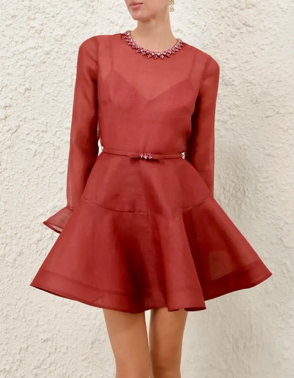 Zimmermann Alchemy Peplum Mini Dress s0 - Image 1