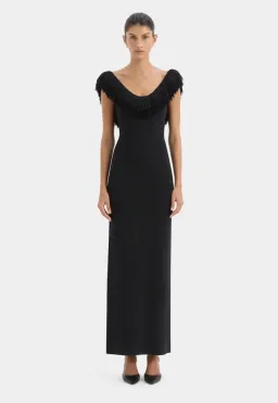 Sir the Label Marcelline Fringe Gown s0 for rent on The Volte - image 3
