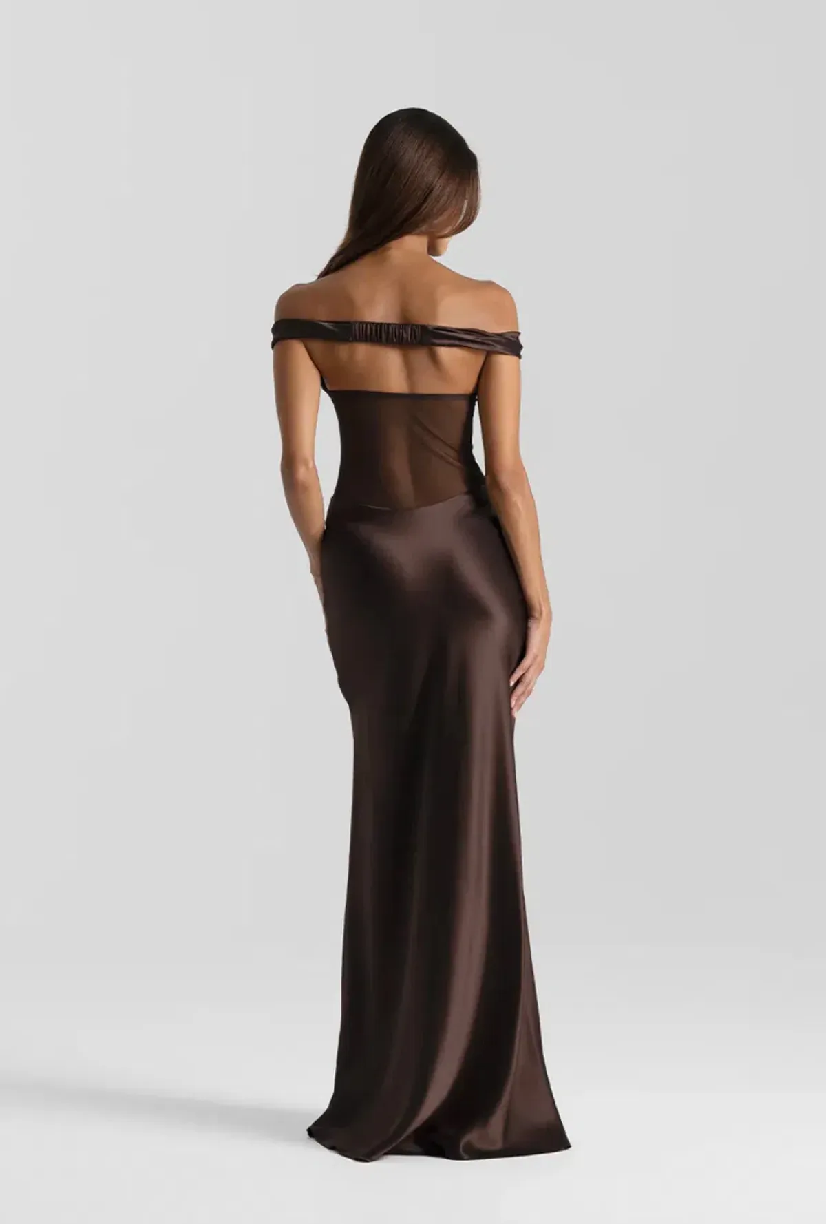 Natalie Rolt Gwenyth Gown - Espresso - Size XS - Image 4