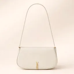 Saint Laurent Voltaire Mini Shoulder Bag in Crema Soft for rent on The Volte - image 1