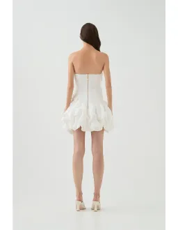 Aje Splendour Mini Dress Cream Size 16 for rent on The Volte - image 6