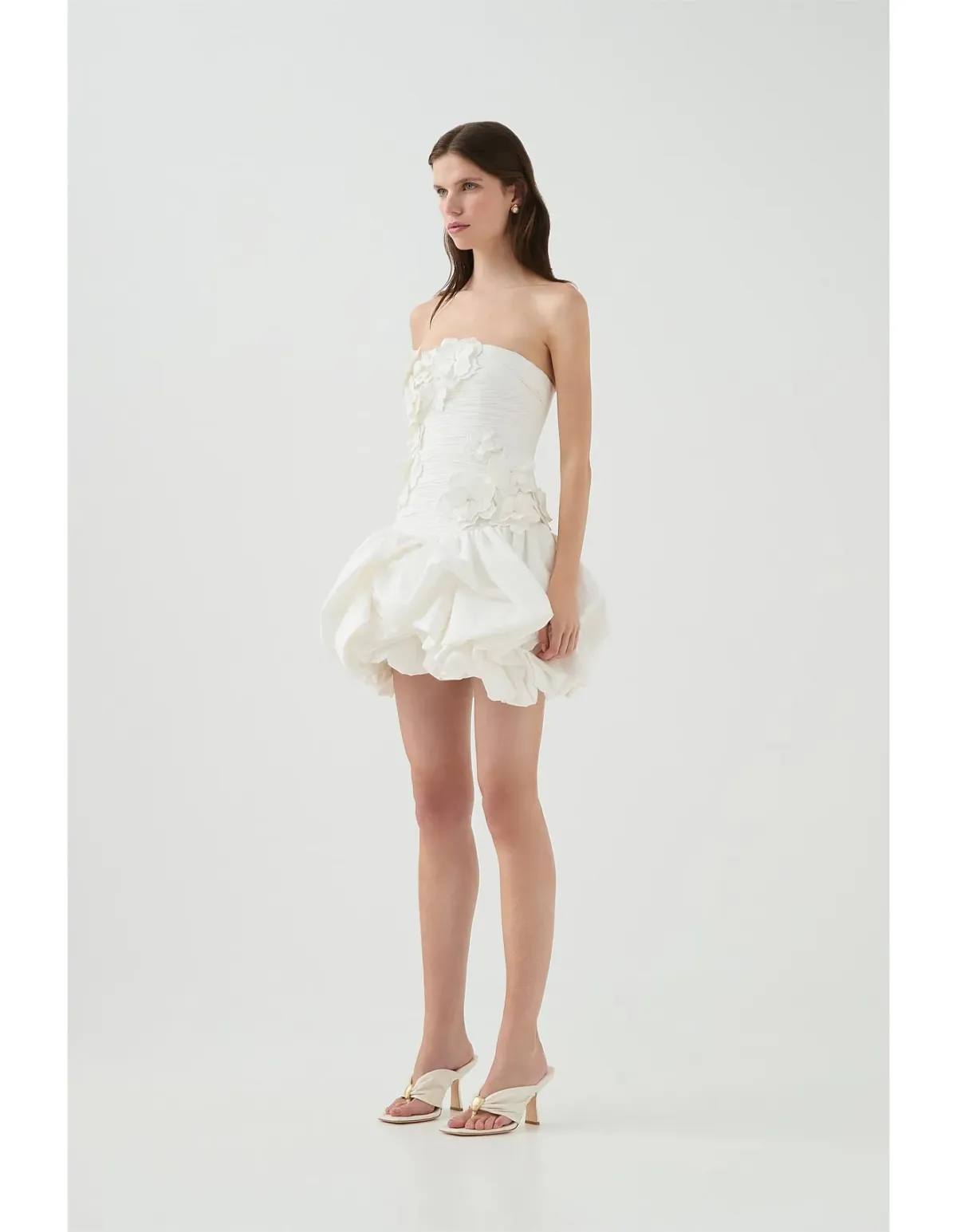 Aje Splendour Mini Dress Cream Size 16 - Image 2