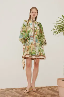 Alemais Toucan Tango Mini Dress - size 8 for rent on The Volte - image 1