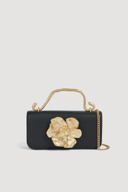 Aje Alessia Flower Clutch Black  for rent on The Volte - image 1
