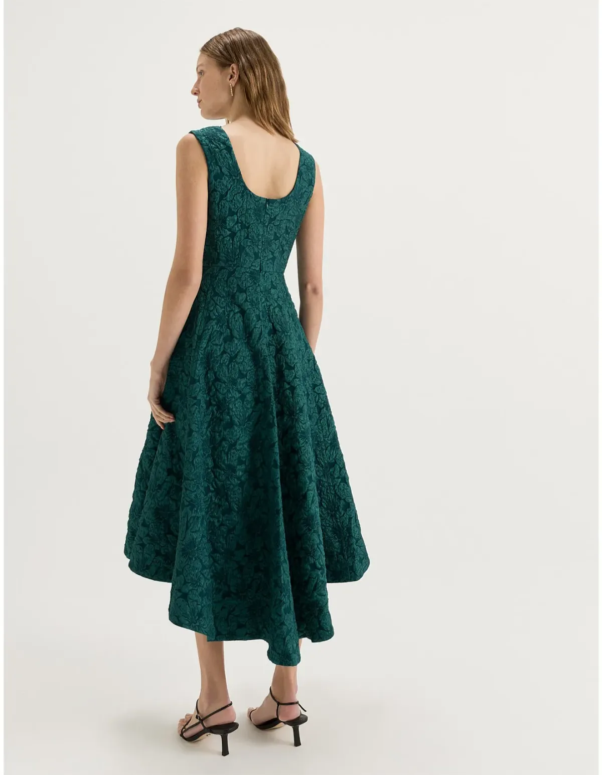 Review Azalea Midi Dress Green Size 12 - Image 3