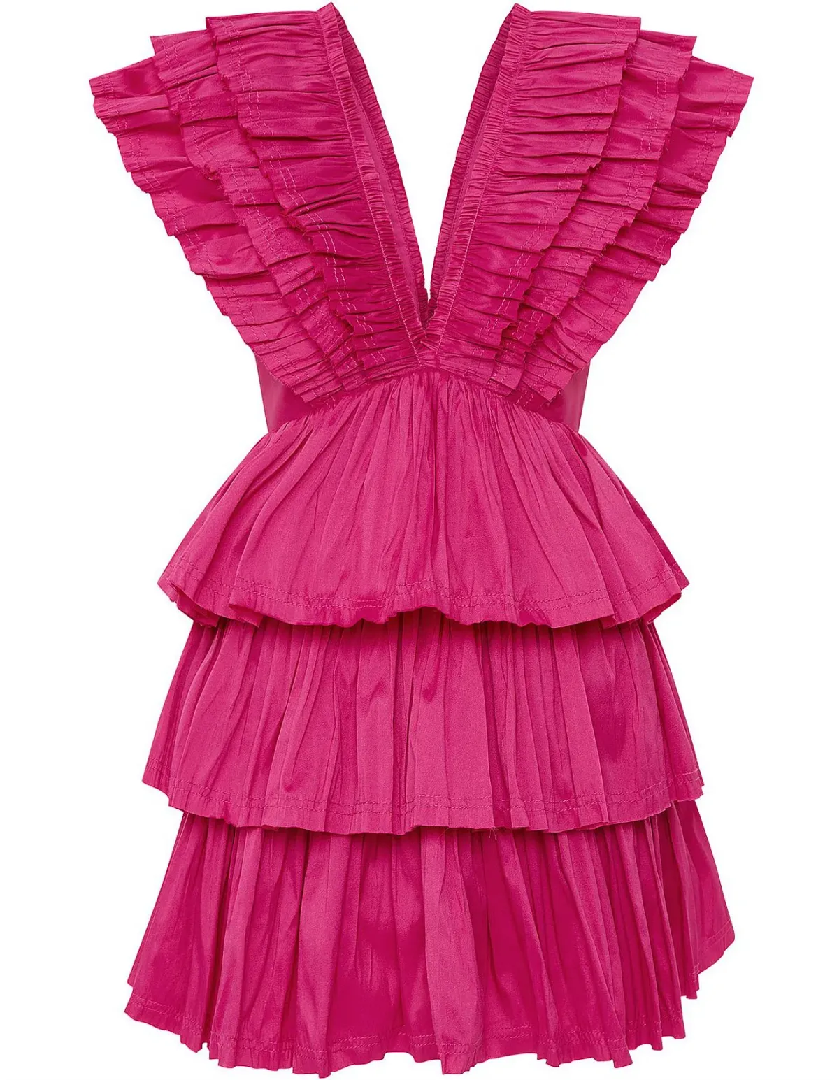 AJE Rhythmic Frilled Mini Dress  - Image 4