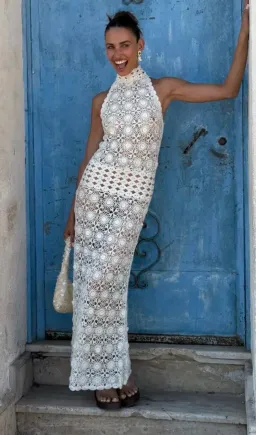 Ania Halter Maxi Dress for rent on The Volte - image 2