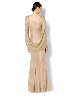 Montique Alexie Gown Metallic Size 8 for rent on The Volte - image 4