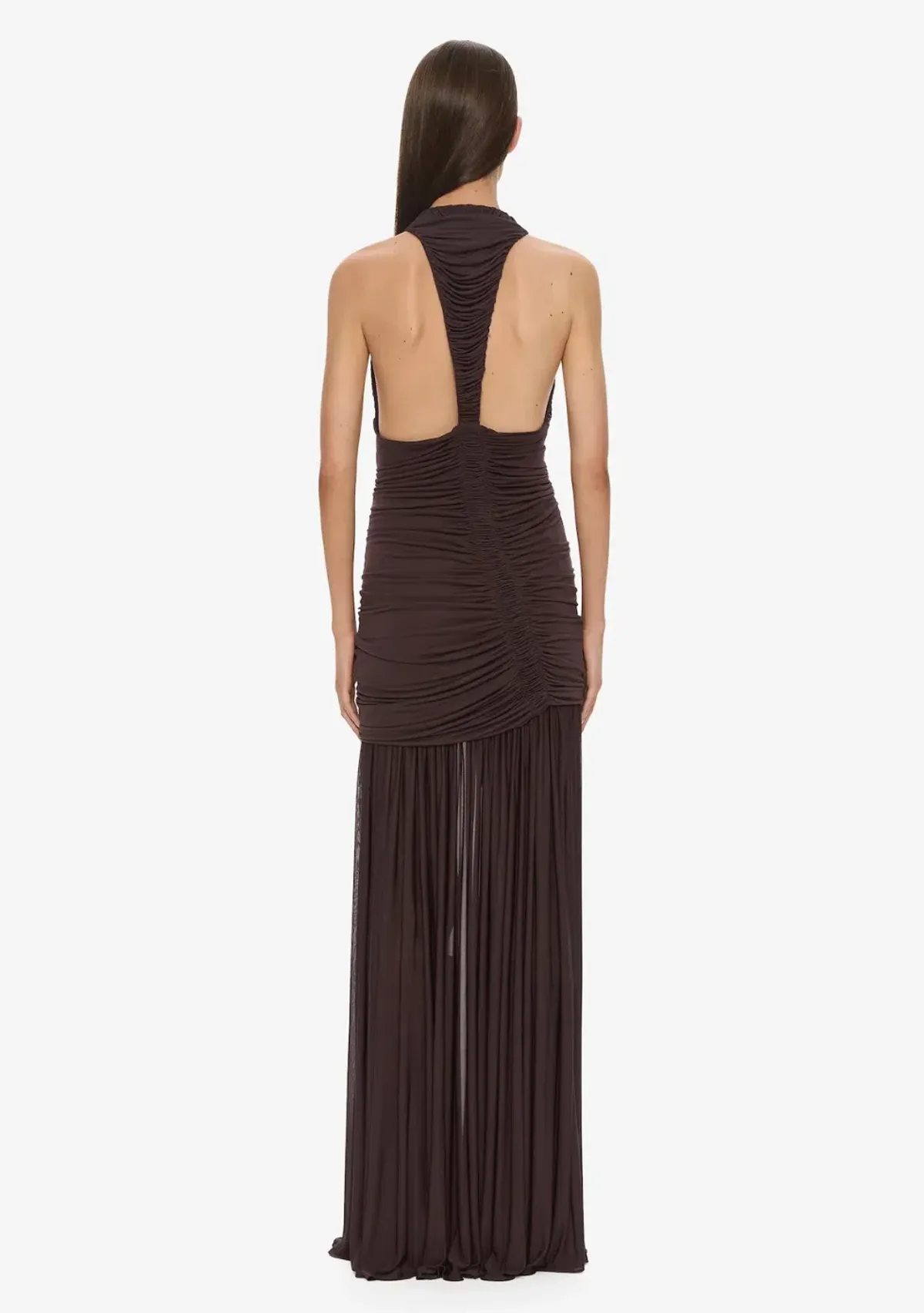 CHRISTOPHER ESBER ORION GOWN in Malbec Brown - Image 2