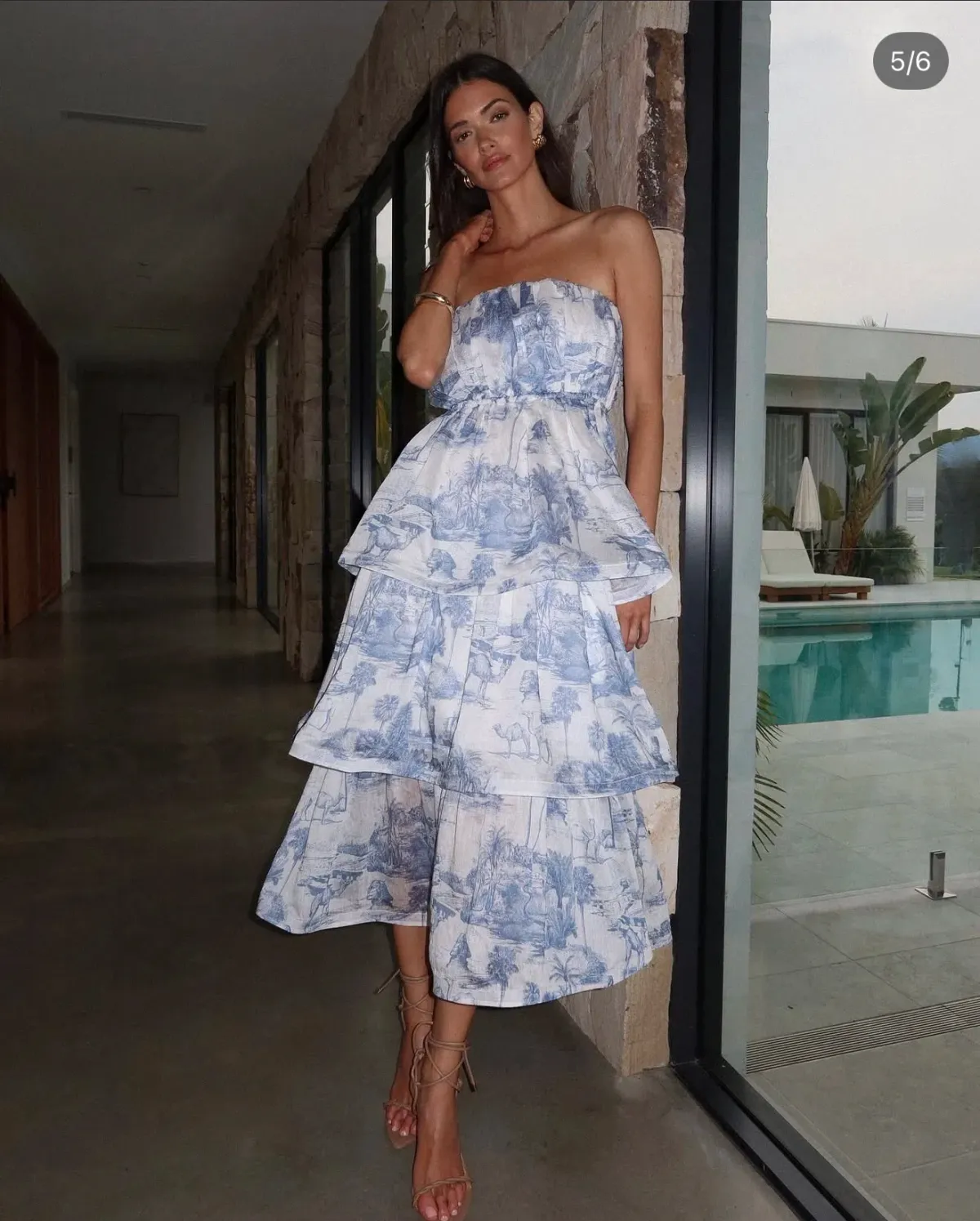 Sheike Sanctuary print dress  - Image 1