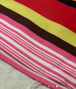 With Harper Lu Bias Mini Dress Emerald Stripe for rent on The Volte - image 1