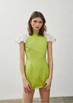 Van Der Kooij Absinthe Micro Mini Dress Size 6 for rent on The Volte - image 3