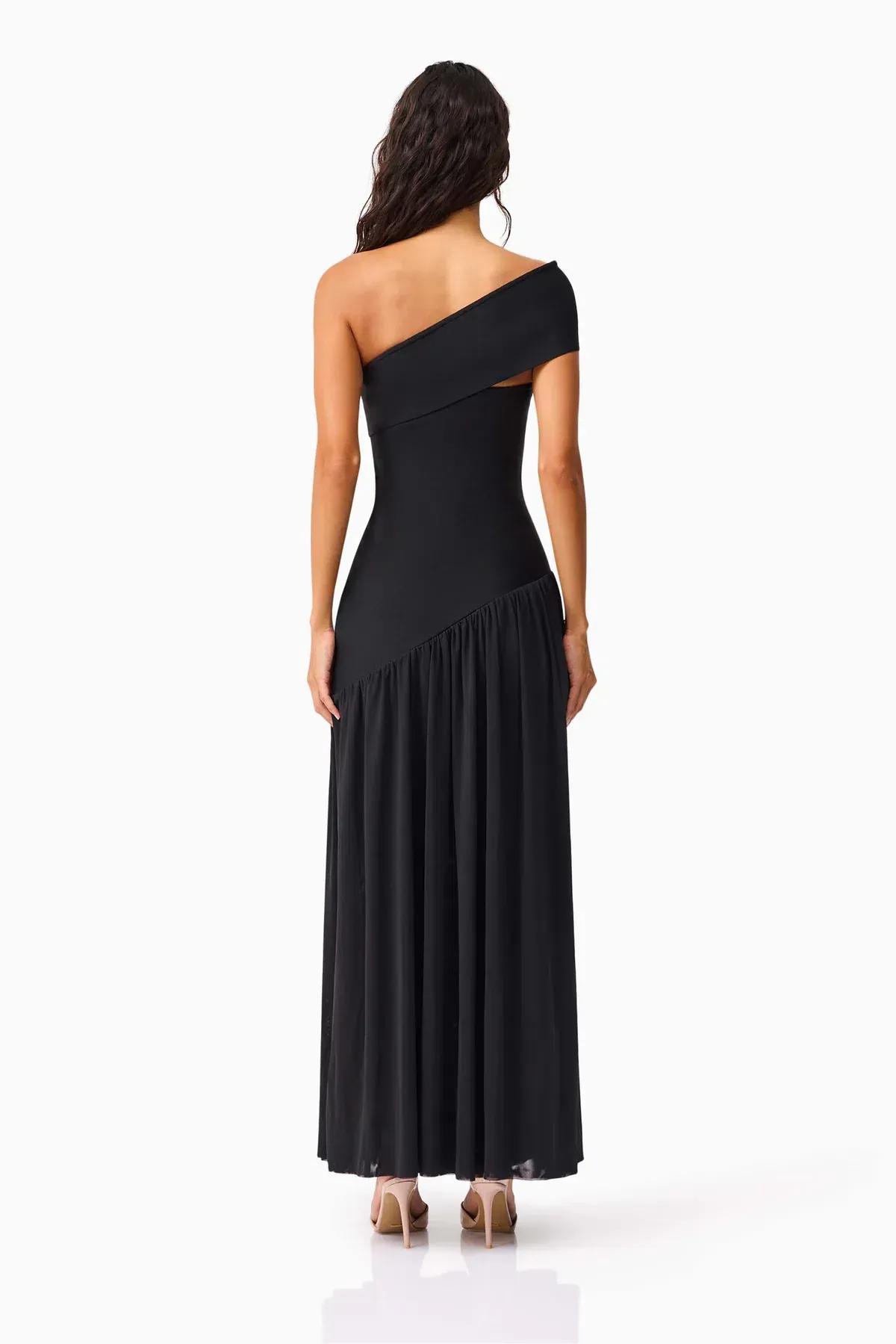 Elliatt Jesselle Off Shoulder Dress in Black - Image 3