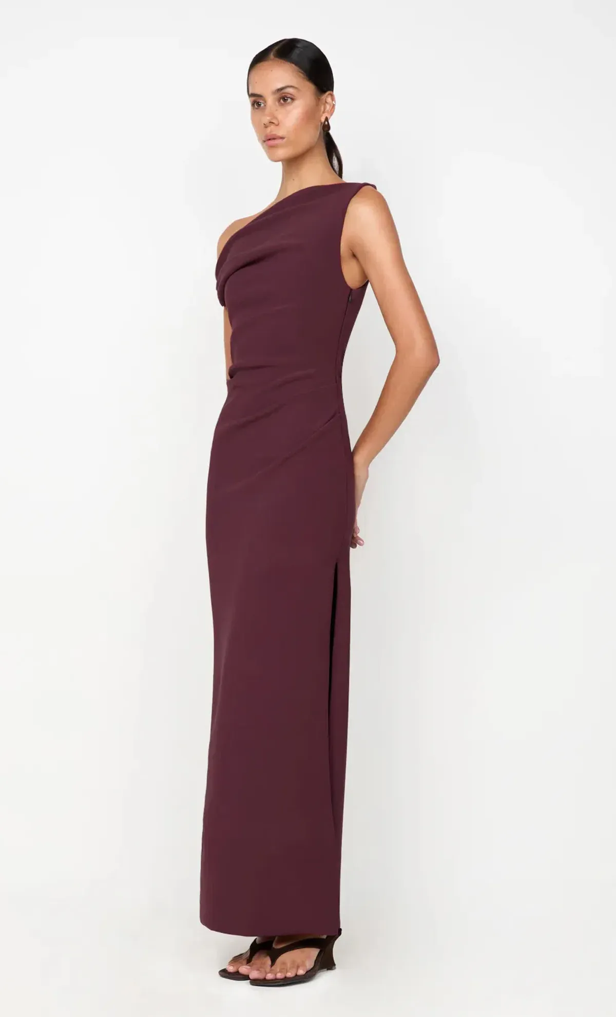 BEC & BRIDGE LEORA MAXI PLUM SIZE 14 - Image 2