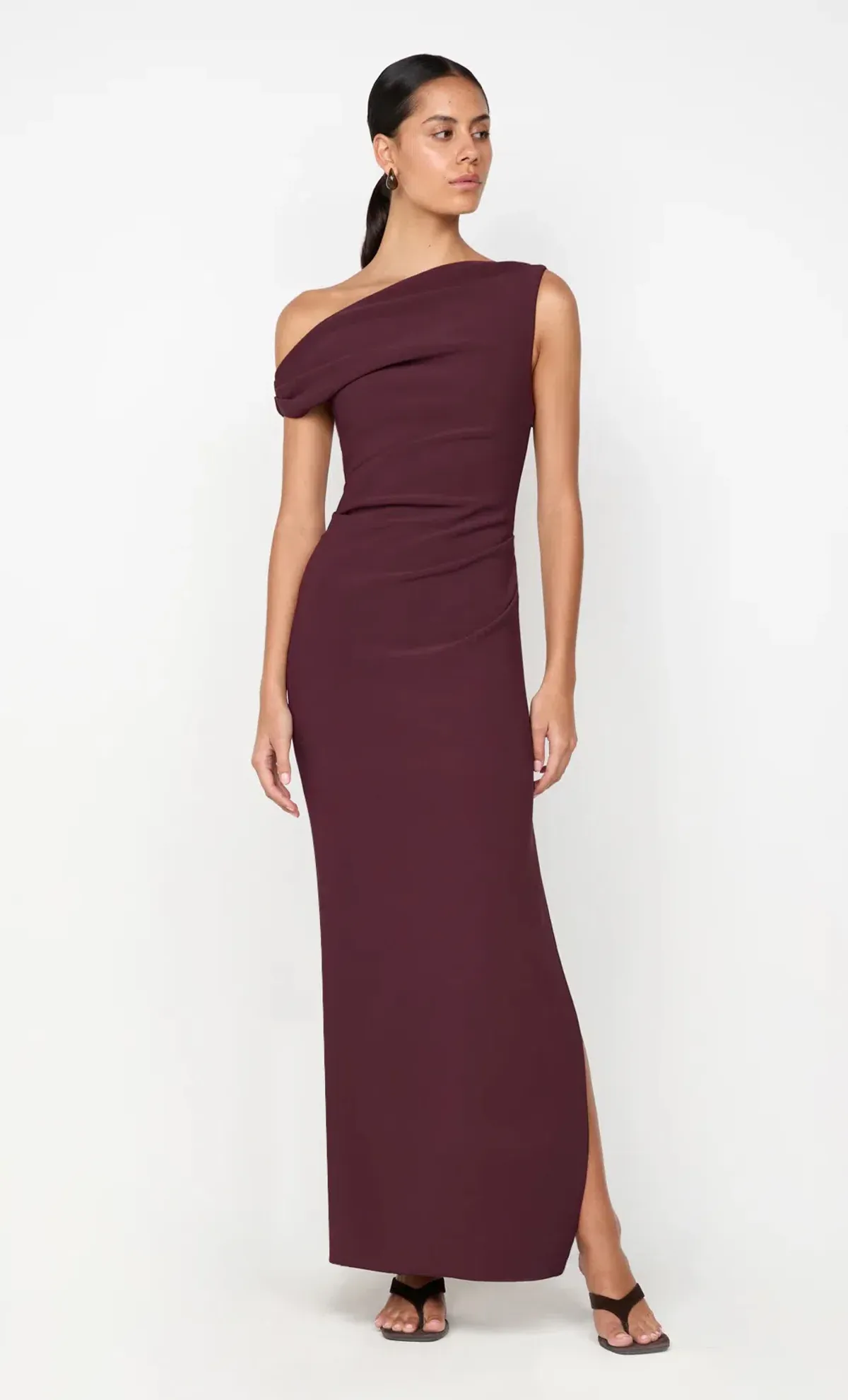 BEC & BRIDGE LEORA MAXI PLUM SIZE 14 - Image 1