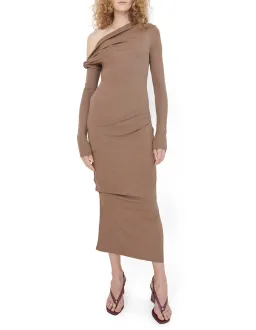 Paris Georgia Manahou Dress Brown Size 6 for rent on The Volte - image 1