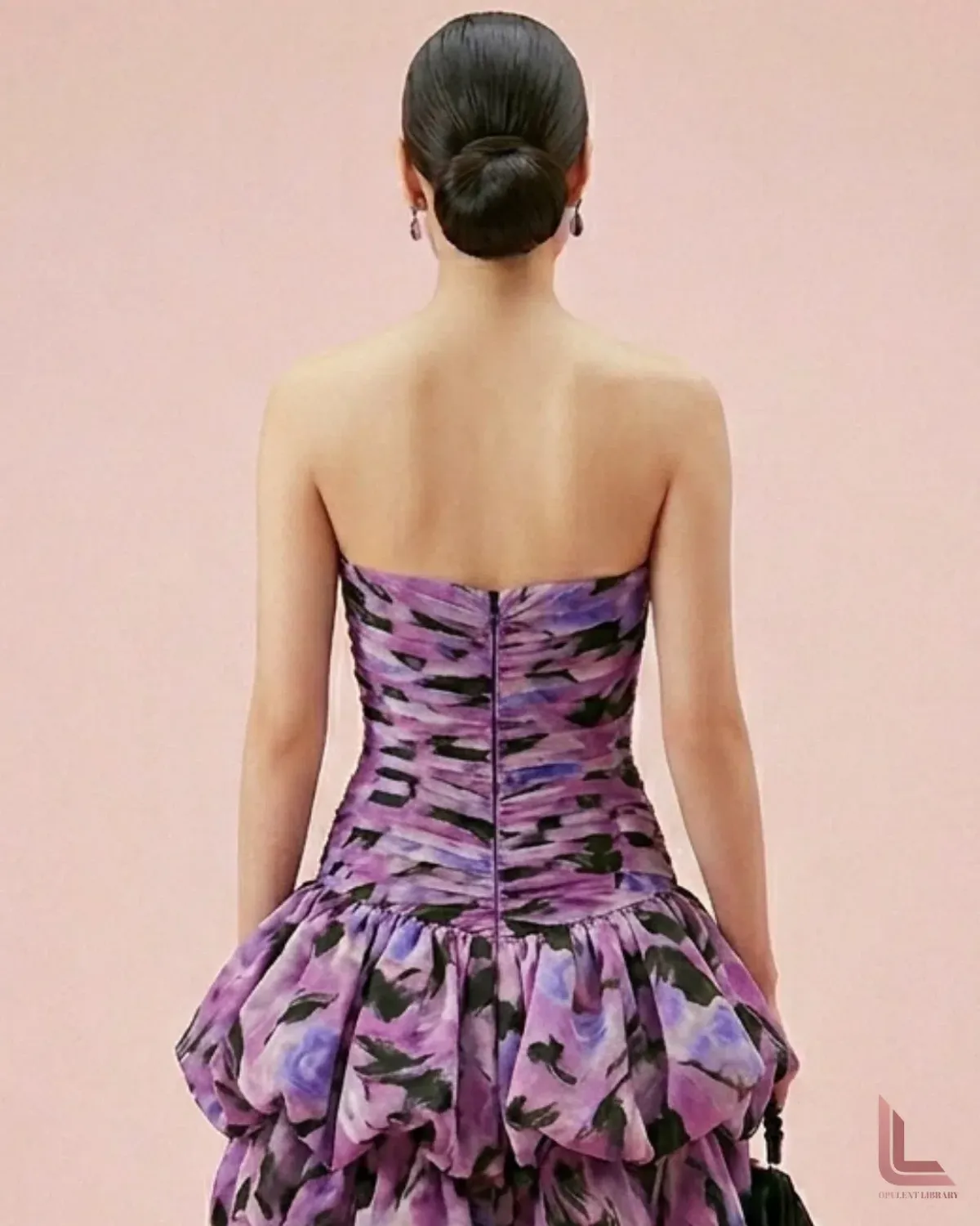 Aje Behold Mini Dress in Lilac Nights - Image 4