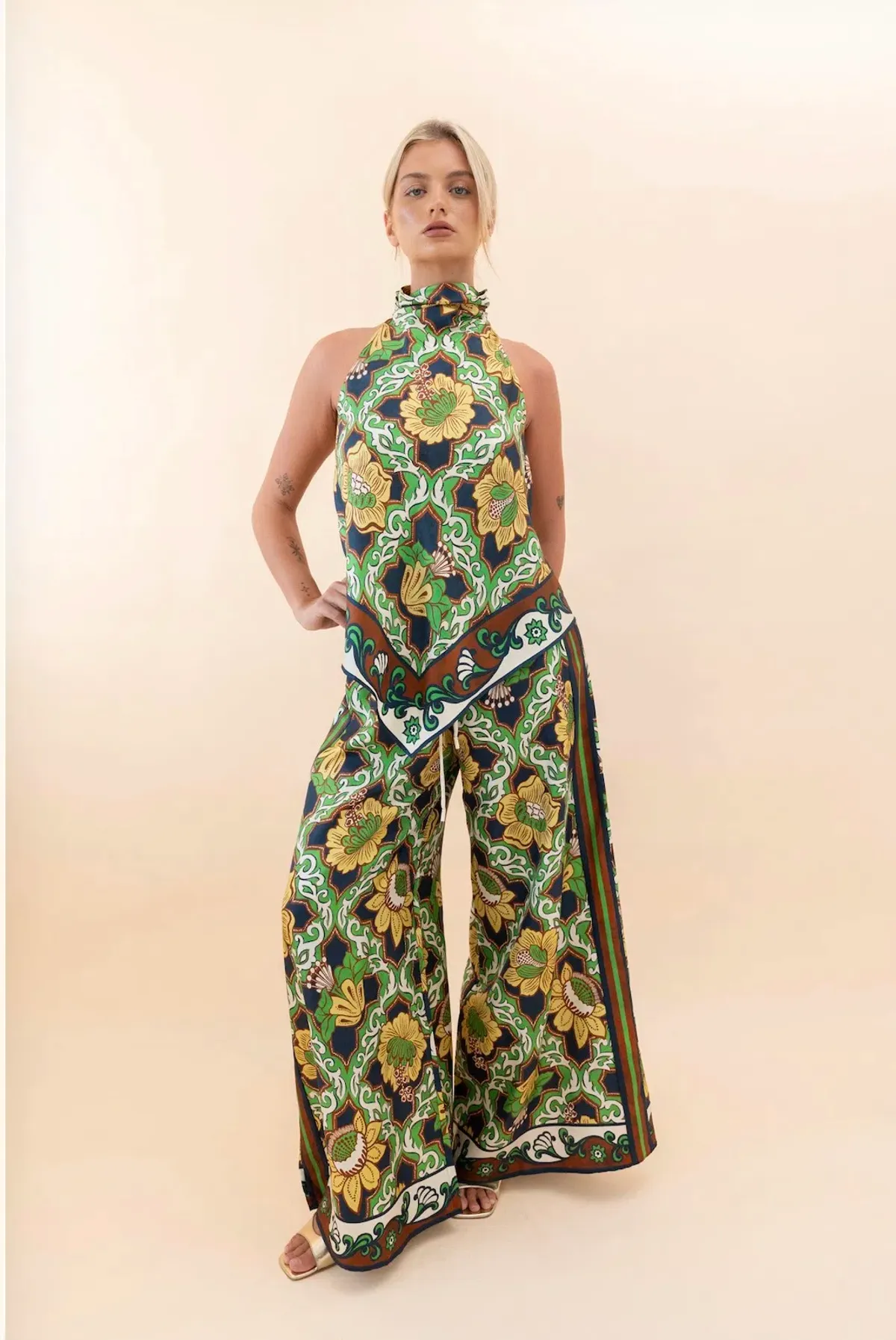 Liana Silk Palazzo set - Image 1