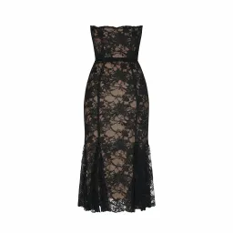 LOBA Lucienne Lace Midi Dress for rent on The Volte - image 3